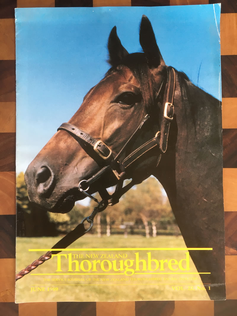 Vol. 22, No. 1, June 1989 – Poetic Prince, Australasia’s highest stake earner ($3.35m) before departing from NZ.