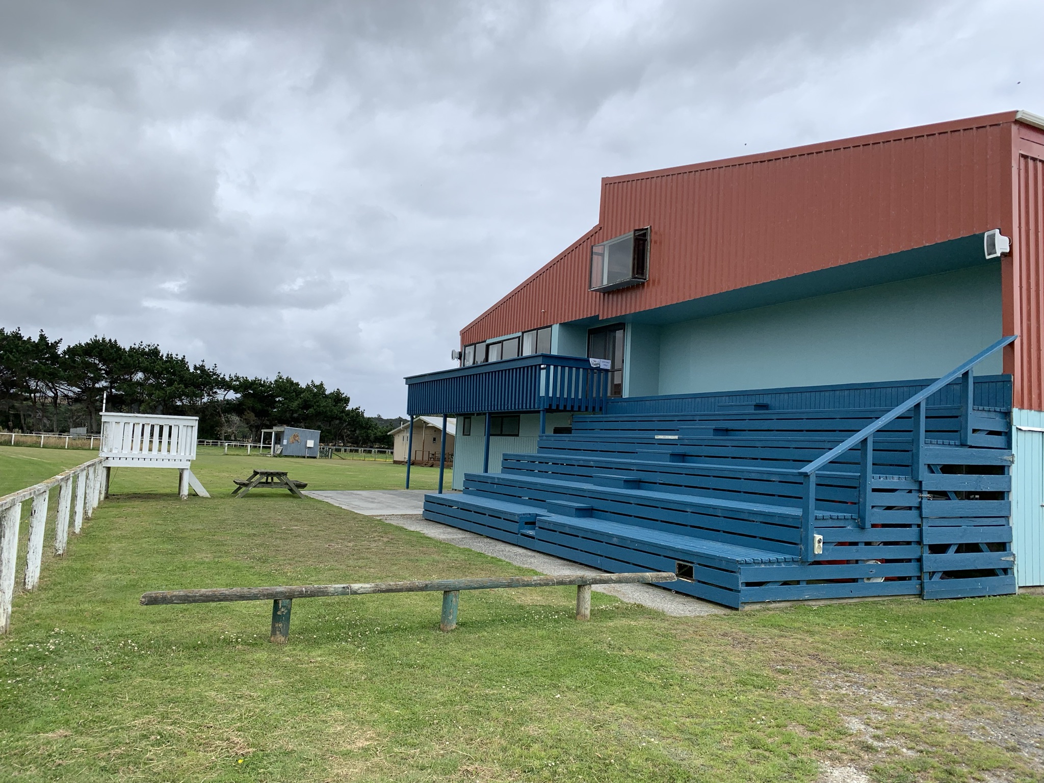 The stand at Norman Kirk Reserve