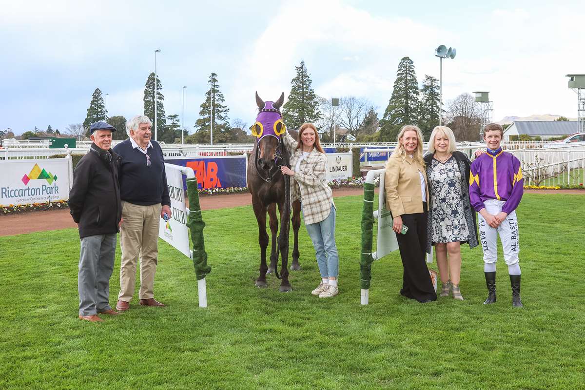 Celebrating the win!