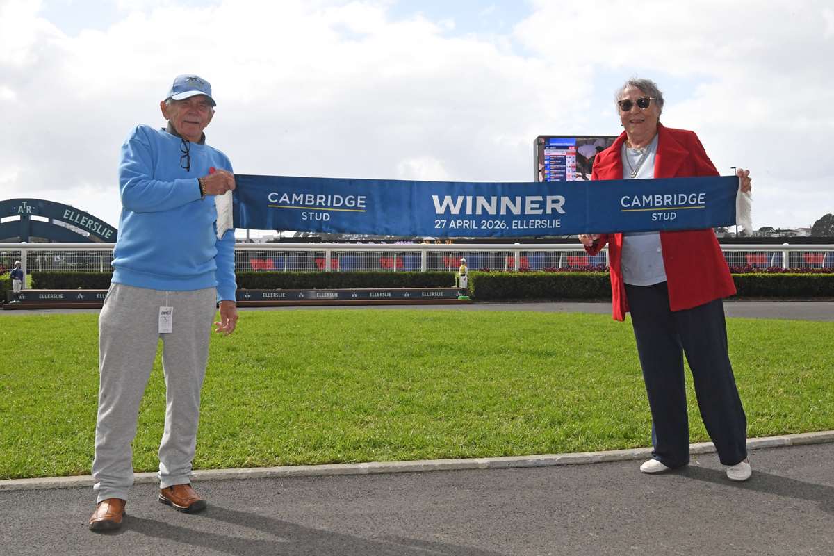 Lyn Salvidge and Bruce Amies - happy owners and breeders!